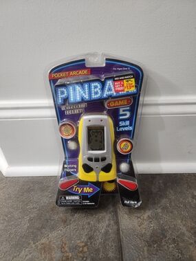 Vintage 2007 Westminster Pocket Arcade Pinball Handheld Electronic Game NIB